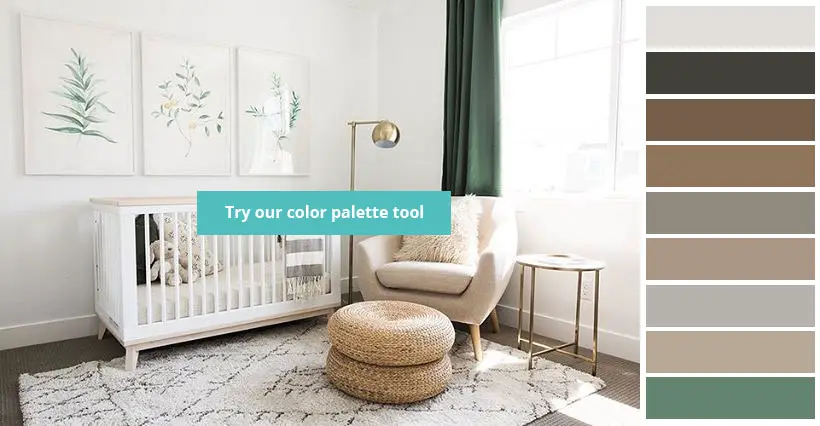 Try our baby room color palette tool